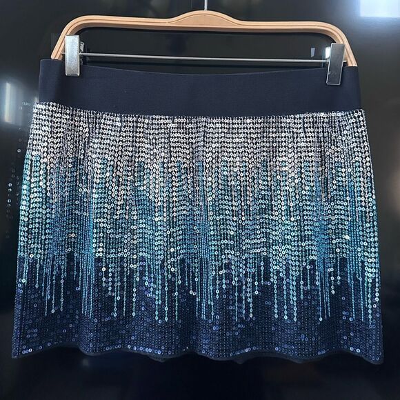Free People Cascading Sequin Mini Skirt - Picture 2 of 7
